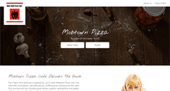 Desktop Screenshot of mobtownpizza.com